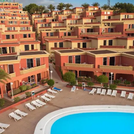 Oceano Y Sol, Bonito Apartamento En Tenerife Sur Con Wifi Gratis En Zonas Comunes, Playa Apartament *